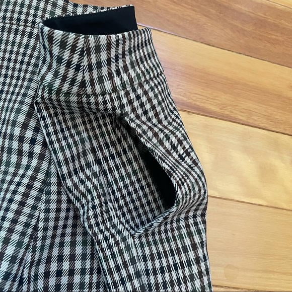 Lafayette 148 Clinton wool blend plaid pants cuffed tapered trousers - Picture 11 of 11